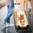 thumbnail image 3 of Welcome Fall Boxer Strolling Through the Autumn Maple Forest Travel Luggage Cover Boxers Dog Lover Gifts Idea Suitcase Dust Protective Decor - 12012, 3 of 5