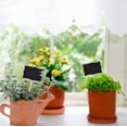 thumbnail image 5 of 20 Wooden Rectangle Plant Markers, Black, for Herbs & Crops, 5 of 6