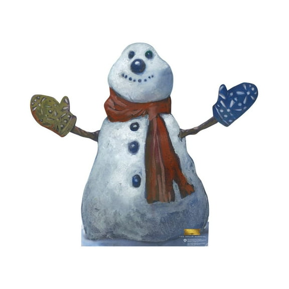 Advanced Graphics 2922 45 x 50 in. Polar Express Snowman Cardboard Cutout