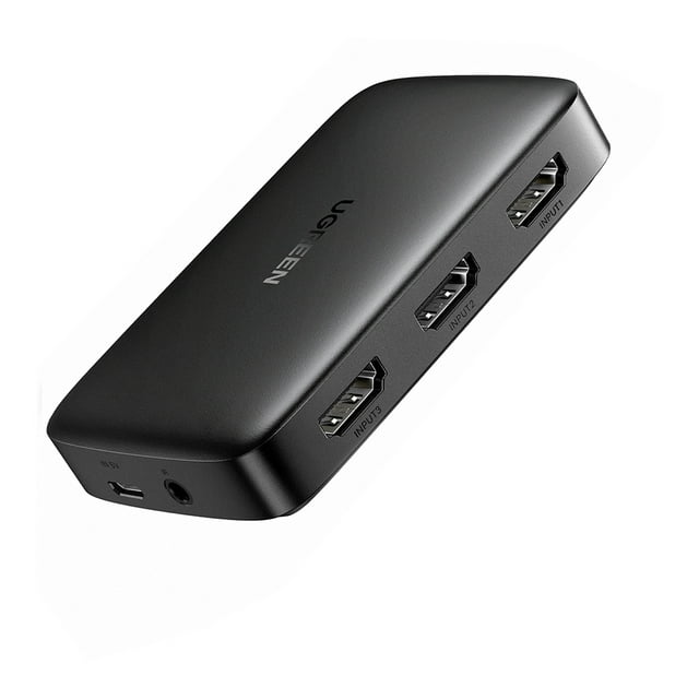 UGREEN HDMI Switch 3 in 1 Out 4K HDMI Switcher Splitter, 4K 30Hz HDMI Switch with Remote HDMI 3 Port Box Hub Supports HDR CEC 3D HDCP1.4, Compatible with PS5 PS4 Xbox Fire Stick Roku Apple TV PC