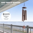 thumbnail image 3 of Outdoor 45-Inch Aluminum Memorial Deep Tone Wind Chimes, 3 of 6