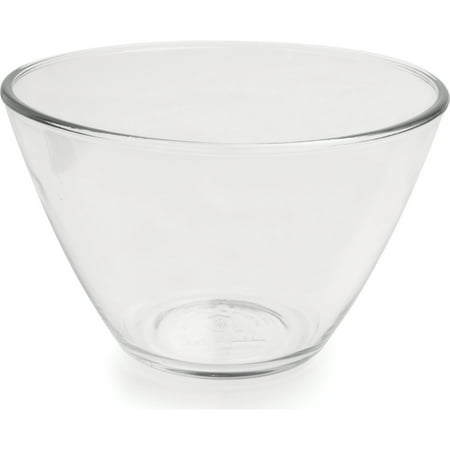 Anchor Hocking 4 Quart Clear Glass Contemporary Serving Bowl