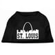 St Louis Skyline Sérigraphie Chemise Noire XXXL (20) – image 1 sur 1
