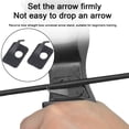 thumbnail image 4 of Pebbuoy 2Pcs Plastic Arrow Rest Black Recurve Bow Arrow Holder Self-Adhesive Back Hunting Shoot Targeting Accessory, 4 of 7