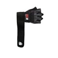 thumbnail image 2 of Dallas Wrist Wraps Gloves - Black/Red Stitched, 2 of 5