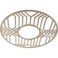 thumbnail image 2 of 40"OD x 14 5/8"ID x 1/4"T Empire Wood Fretwork Pierced Ceiling Medallion, Hickory, 2 of 3