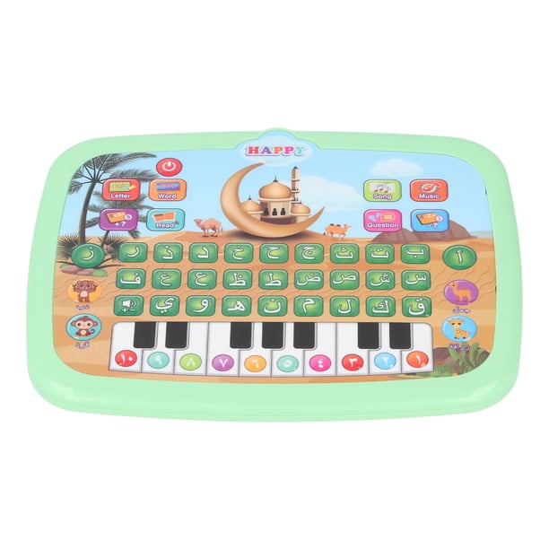 Máquina De Aprendizaje En árabe, Libro De Aprendizaje De árabe Electrónico 28 Palabras Del Alfabeto 10 Número Máquina De Lectura Del Alfabeto Interactivo Para Niños
