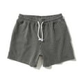 thumbnail image 2 of LYMAYTER Men's Cotton Shorts Vertical Striped Shorts Sports Shorts Casual Shorts S-4XL, 2 of 4