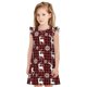 thumbnail image 1 of Balery Plaid Reindeer Snowflakes Camisón de princesa para niñas, pijama de algodón con mangas abullonadas, suave y bonito.-XX-Large, 1 of 6