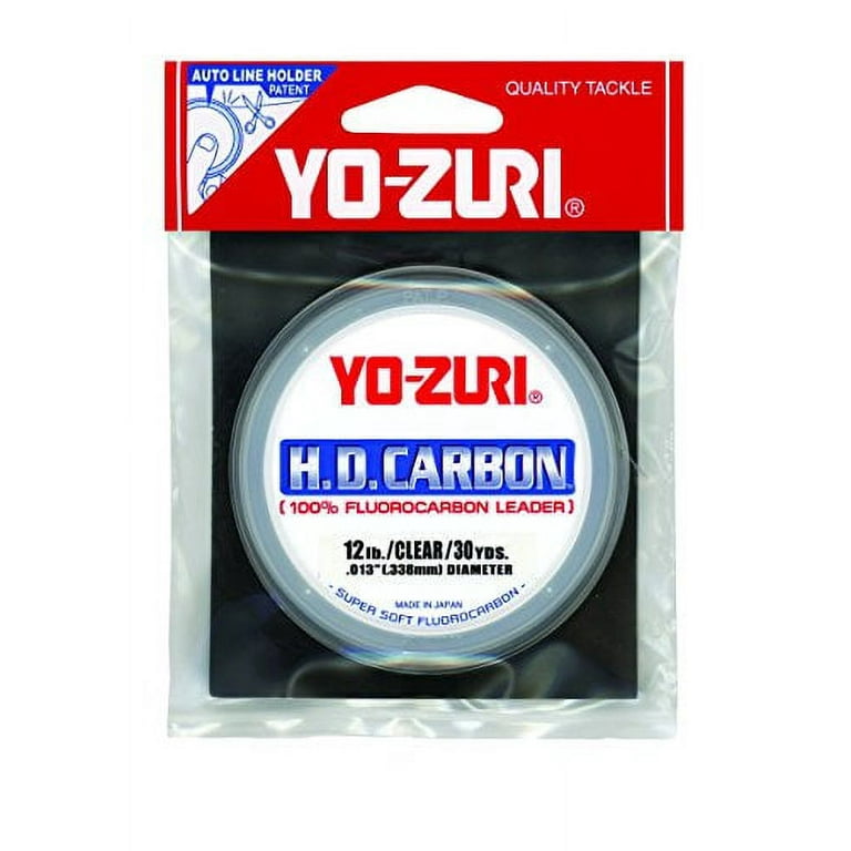 Yo-Zuri HD50 lbCL H.D. Carbon Fluorocarbon Fishing Leader 50 lb 30