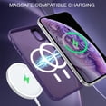 thumbnail image 4 of Funda de teléfono BENTOBEN para iPhone Xs Max con MagSafe Morado Oscuro, 4 of 9