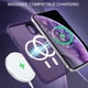 thumbnail image 4 of Funda de teléfono BENTOBEN para iPhone Xs Max con MagSafe Morado Oscuro, 4 of 9