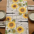 thumbnail image 5 of Table Runners 70 Inches Long Dress Scarves, Farm Flowers Farmhouse Coffee/Dining/Kitchen Table Decor, Holiday Table Runner, Retro Sunflowers Barn Doors Butterfly Wood Board 13x70 Inch, 5 of 9