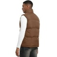 thumbnail image 2 of Y.F.H sunbest Men's Puffer Vest Sleeveless Jacket Outdoor Winter Warm Lightweight Quilted Outerwear Vest, 2 of 6
