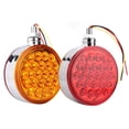thumbnail image 1 of sweethay Camión de remolque o luz sellada reflectante de marcador lateral de montaje de perno simple de doble cara 48LED Bombillas para automóviles sweethay VI003247-00, 1 of 6