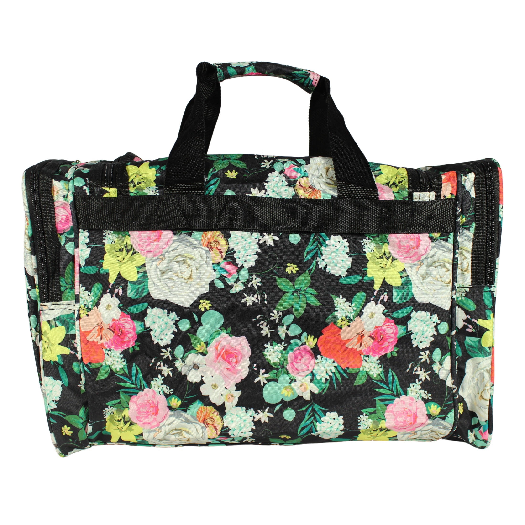 CalBags Floral Prints 19-inch Duffel Bag, Peonies & Hydrangeas