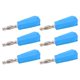 thumbnail image 4 of 20 piezas conector Banana 4mm/0,16 pulgadas baja pérdida de señal de transmisión corriente estable compacto conector eléctrico conveniente azul, 4 of 9
