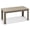 Wood grain, variant on Costway 63" Dining Table Rectangular Modern Kitchen Table For 6 People Home Furniture Gray
