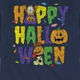 thumbnail image 3 of Garfield - Happy Halloween Icons - Toddler And Youth Long Sleeve Graphic T-Shirt, 3 of 5