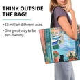 thumbnail image 2 of Disketp Coastal Cat By The Window Bolsa Tote Estampada para Mujer, Bolso de Hombro y de Mano para Compras y Viajes, 2 of 8