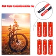 thumbnail image 4 of Extremos De Cable De Bicicleta 10 Uds. De tapa de extremo de Cable de bicicleta de riesgo, punta de Cable de freno de cambio de bicicleta de carretera (rojo 5mm), 4 of 4