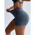 thumbnail image 4 of Seamless Women Sports Shorts, High Waisted Lifting Tummy Slimming Peach Butt activewear Yoga Pants, Skin-Friendly Fabric, 4 of 6
