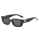 thumbnail image 4 of Gafas De Sol rectangulares Retro para mujer, gafas De Sol De montura pequeña Retro, diseñador De marca, novedad De 2023, 4 of 5
