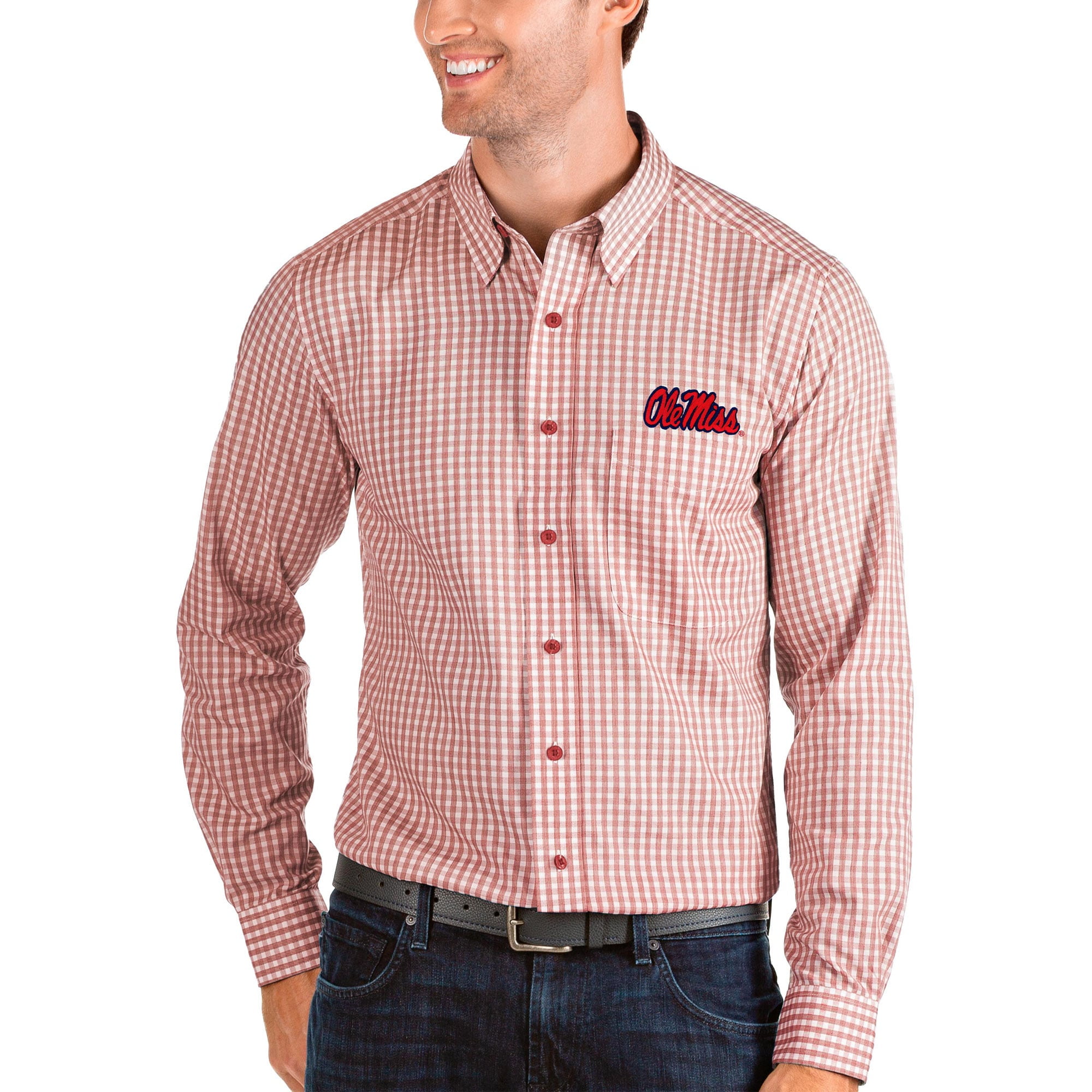 Men's Antigua Red/White Ole Miss Rebels 