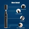 thumbnail image 3 of DaPlug Nose Hair Trimmer For Men, 10000RPM Nose Trimmer With Waterproof Blade & LCD Power Display, Rechargeable Ear Hair Trimmer For Women For Bathroom, Travel, Gyms, Swimming Pools, Camping, Outdoor, 3 of 7