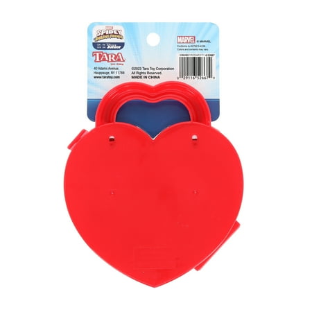 Disney Spidey Friends Activity Art Fun Set Plastic Heart Case, for Unisex Child Ages 3+