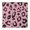 Pink and Black, variant on Leopard and Tiger Pattern Square Fitted Tablecloth with Elastic Edge,Square Table Cover,Washable Elastic Table Cover for Home Kitchen Party Decor 34"x34"