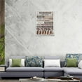 thumbnail image 6 of Farmhouse Inspirational Office Wall Art In This Office Pictures Wall Decor Motivational Teamwork Rustic Canvas Decor Prints Painting Framed Office Artwork for Office Ready to Hang 12"x16", 6 of 6