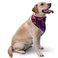 thumbnail image 2 of Naloa Purple-Red Skull Dog Bandanas 1PC Washable Triangle Dog Scarfs Premium Durable Fabric, for Small Medium Large Dogs and Cats, 2 of 6