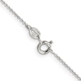 thumbnail image 3 of Gold Time Sterling Silver 925 18" Cable Chain, 1.15 mm, 3 of 4