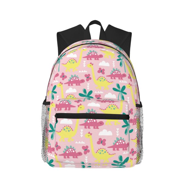 Disketp Dinosaur Mochila Ligera Clásica con Múltiples Bolsillos, Mochila Casual para Hombre y Mujer, Ideal para Escuela, Trabajo y Viajes