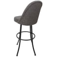 thumbnail image 2 of Swivel Counter Stool 26" - M-235 - Mojave Gray Fabric - Gray Metal, 2 of 2