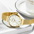 thumbnail image 4 of CURREN Fashion Watch for Women Luxury Quartz Gold Elegant Bracelet Wristwatch Female Clock Ladies Dress Stainless Steel, 4 of 7