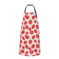 thumbnail image 2 of Lsque Strawberries Waterproof Apron Chef Aprons for Men Heavy Duty Chemical Work Apron Extra Long Grilling Aprons with Adjustable Bib Apron, 2 of 9