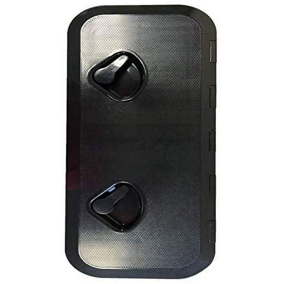 SEAFLO Marine Boat Deck Access Hatch & Lid 23.9" x 13.9", Black, 606mm x 353mm