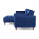 thumbnail image 5 of Sala Modular Sofá Cama Reversible De Lino Azul Con Porta Vasos Modelo Mandarín, 5 of 9