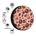 thumbnail image 4 of Goofa Skull rock record music heart Pattern Universal Tire Cover for Jeep, SUV, Truck, and Trailer – Waterproof, UV-Resistant,Easy to Install, Fits 14"-17" Tires-14 inch, 4 of 6