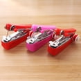 thumbnail image 3 of LEEYNEER Mini Portable Outdoor Handheld Clothes Fabric Manual Stitch DIY Sewing Machine, 3 of 8