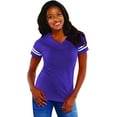 thumbnail image 5 of LAT Women's Football V-Neck Fine Jersey Tee, 5 of 5