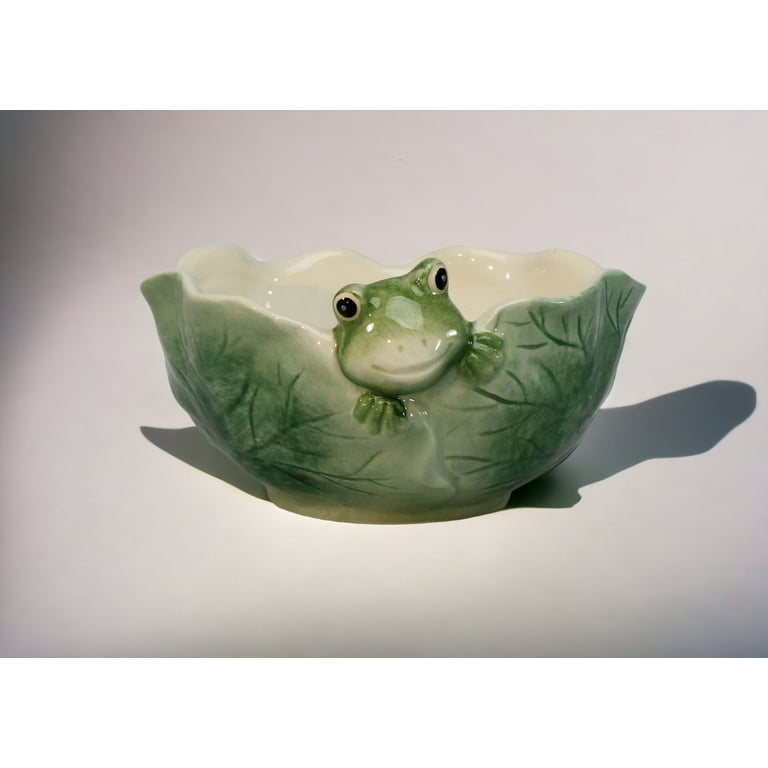 Ceramic Dish with Flower Frog – O'Day Cache