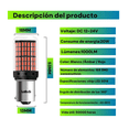 thumbnail image 3 of 2 Focos Led 1156 Bau15s Direccionales Py21w 7507 Cuartos Luz Roja 150° Lab.G Rojo, 3 of 5