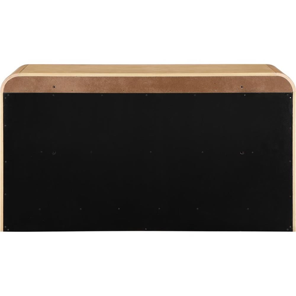 Meridian Furniture Siena NaturalAsh Wood and Natural Cane  Dresser