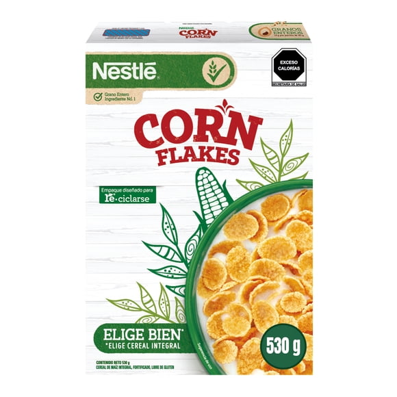 Cereal Nestlé corn flakes sin gluten 530 g