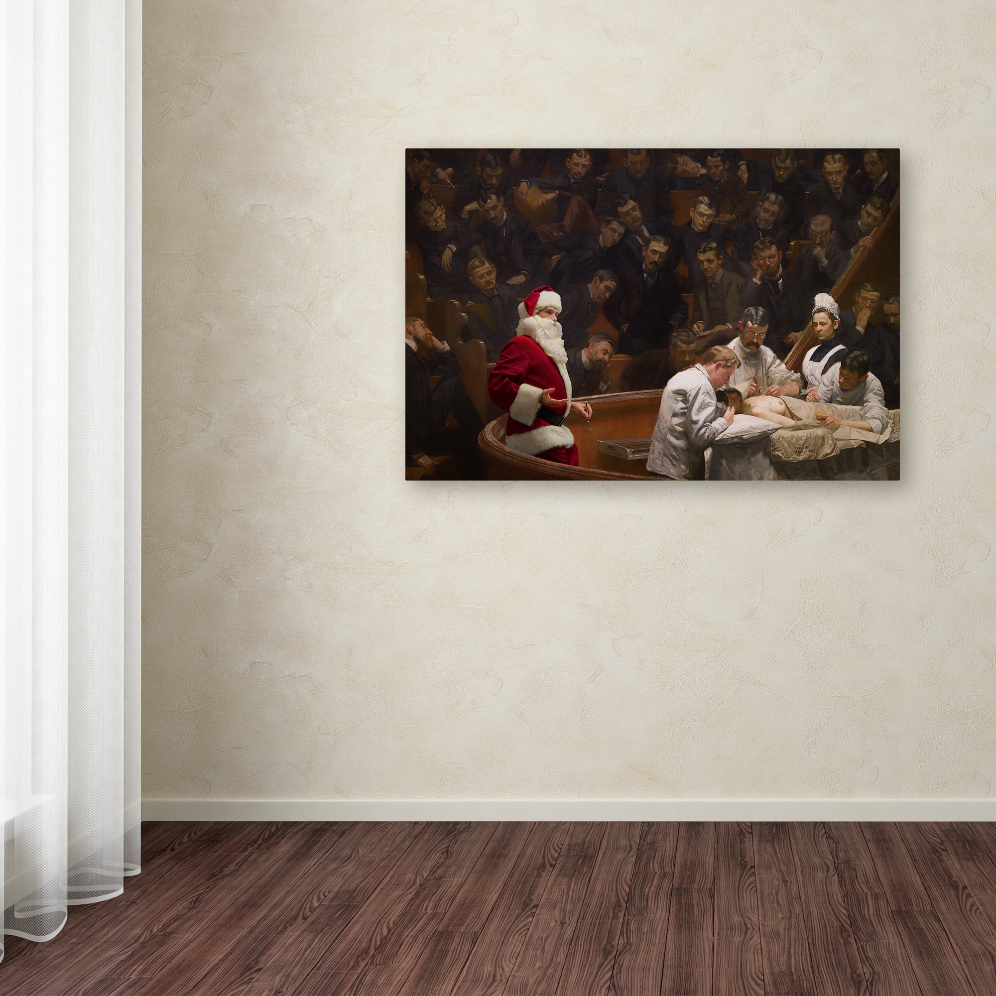 Trademark Fine Art 'Eakins-The Agnew Clinic' Canvas Art by Ed Wheeler