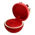 thumbnail image 4 of Joyero de lujo con forro suave para cumpleaños, propuesta y San Valentín. rojo para colgante, 4 of 9