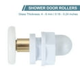 thumbnail image 3 of Uxcell Shower Door Rollers Copper Rod Pulley Wheels Replacement 25mm 8, 3 of 6